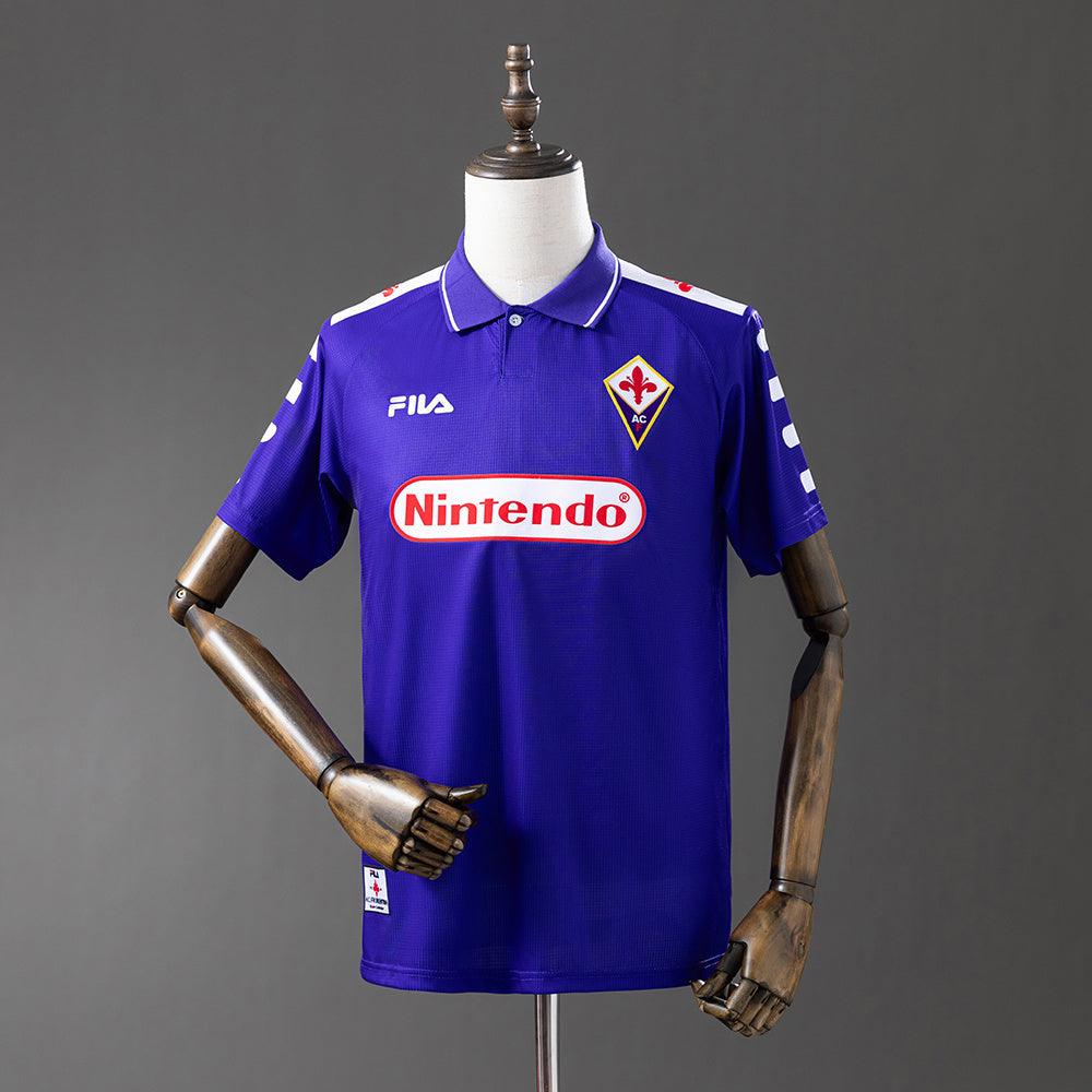Fiorentina 1998 Home Retro Jersey detail