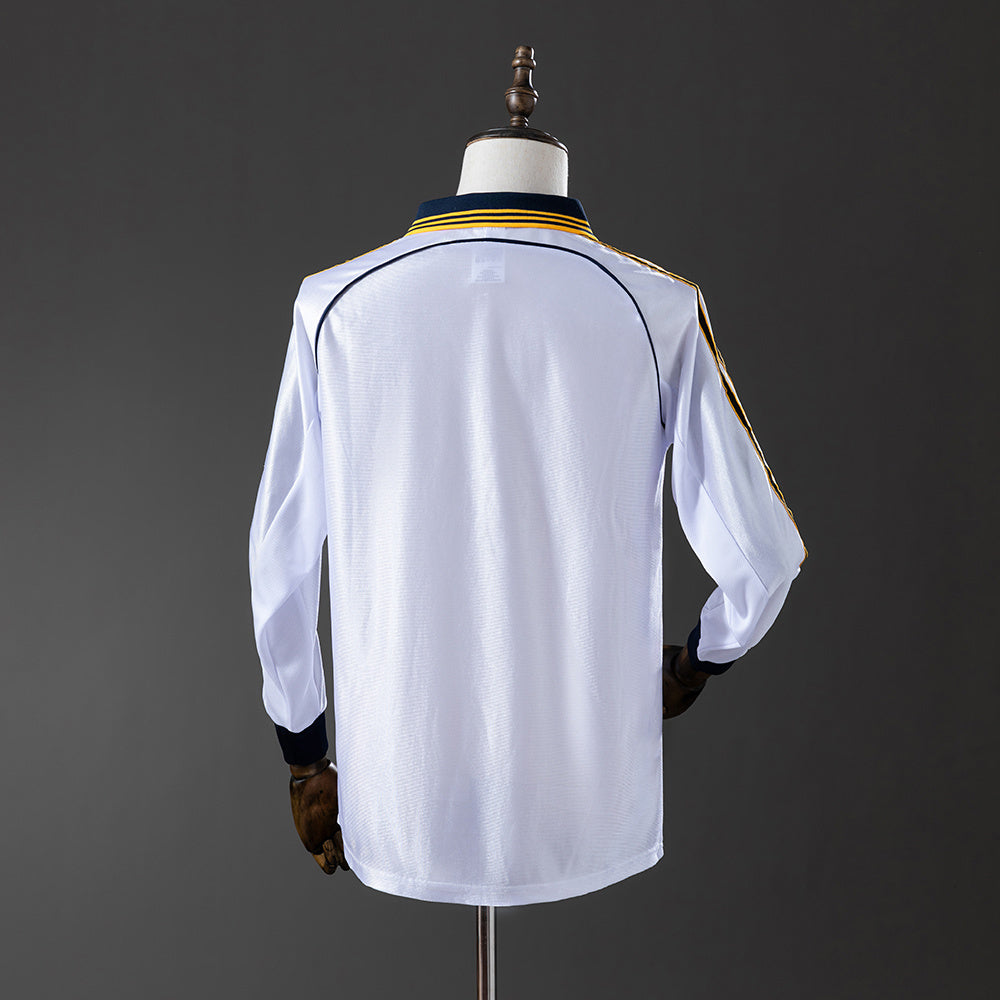 Real Madrid 98-00 Home Long Sleeve Retro Jersey