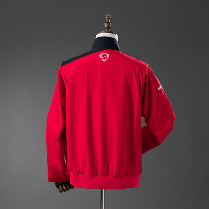 M-U 07-08 Windbreaker - Red detail