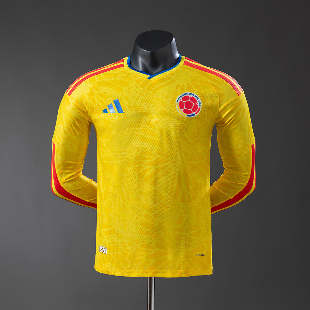 Columbia 2026 Home Long-Sleeve Player Version Jersey detail