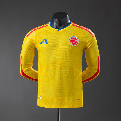 Columbia 2026 Home Long-Sleeve Player Version Jersey detail
