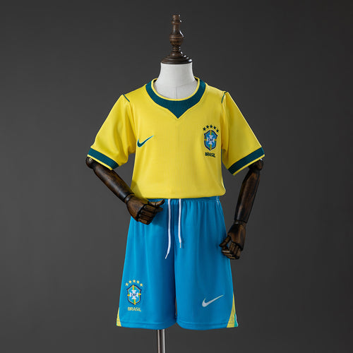 Brazil 2026 Home Kids Kit Jersey