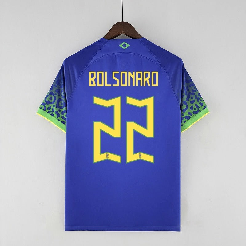 2022 Brazil World Cup jersey away detail