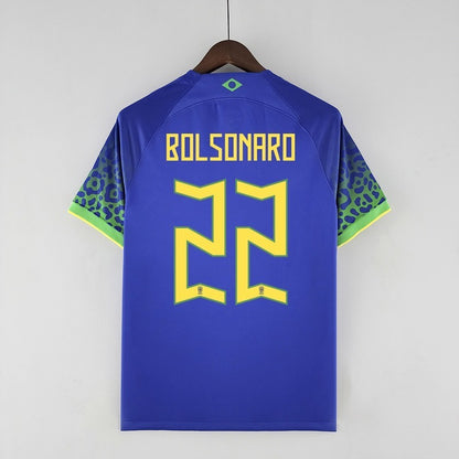 2022 Brazil World Cup jersey away detail