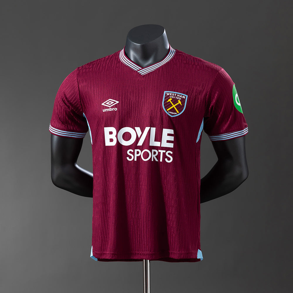 West Ham United 25-26 Player Version Home Jersey detail