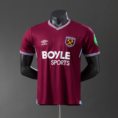 West Ham United 25-26 Player Version Home Jersey detail