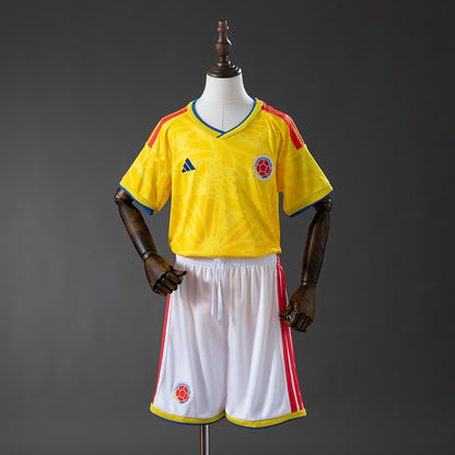 Colombia 2026 Home Kids Kit Jersey detail