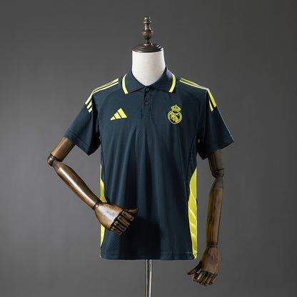 Real Madrid 25-26 POLO - Dark Grey & Yellow