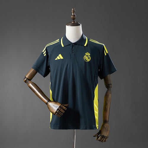 Real Madrid 25-26 POLO - Dark Grey & Yellow