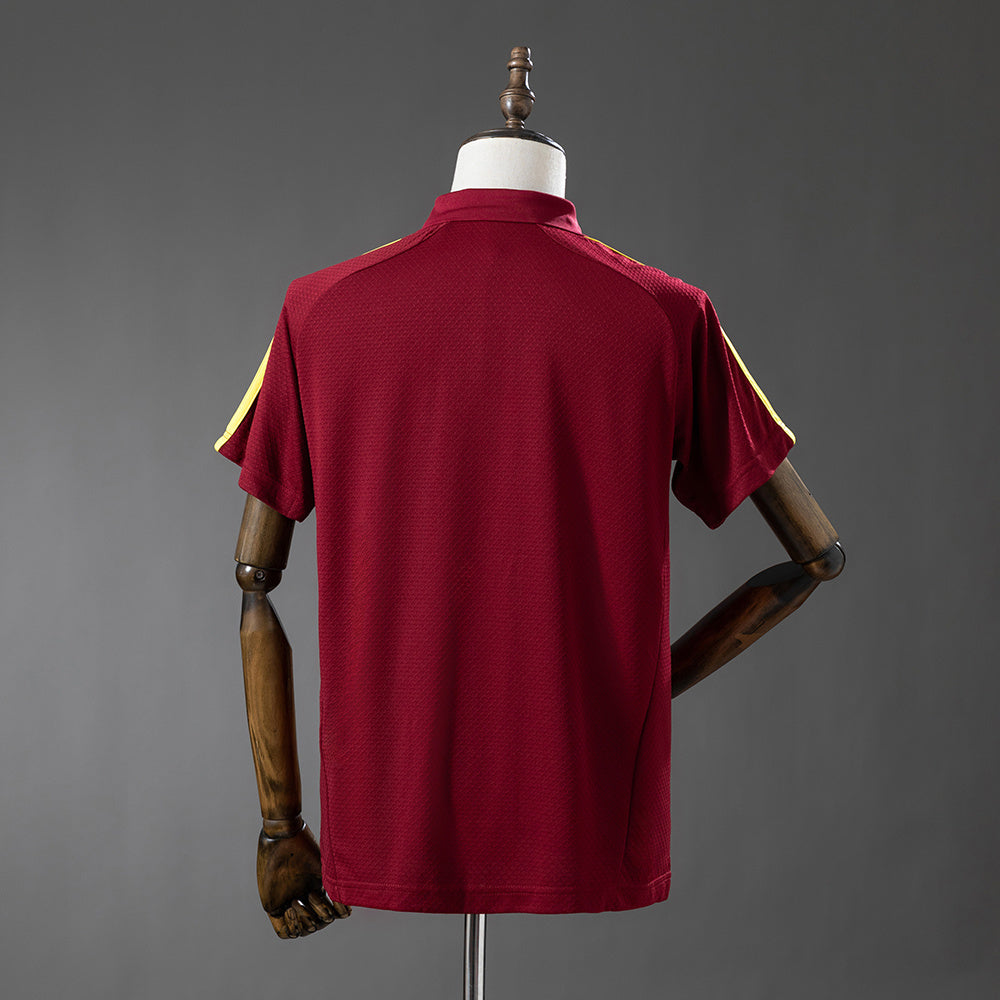 Arsenal 25-26 POLO - Burgundy detail